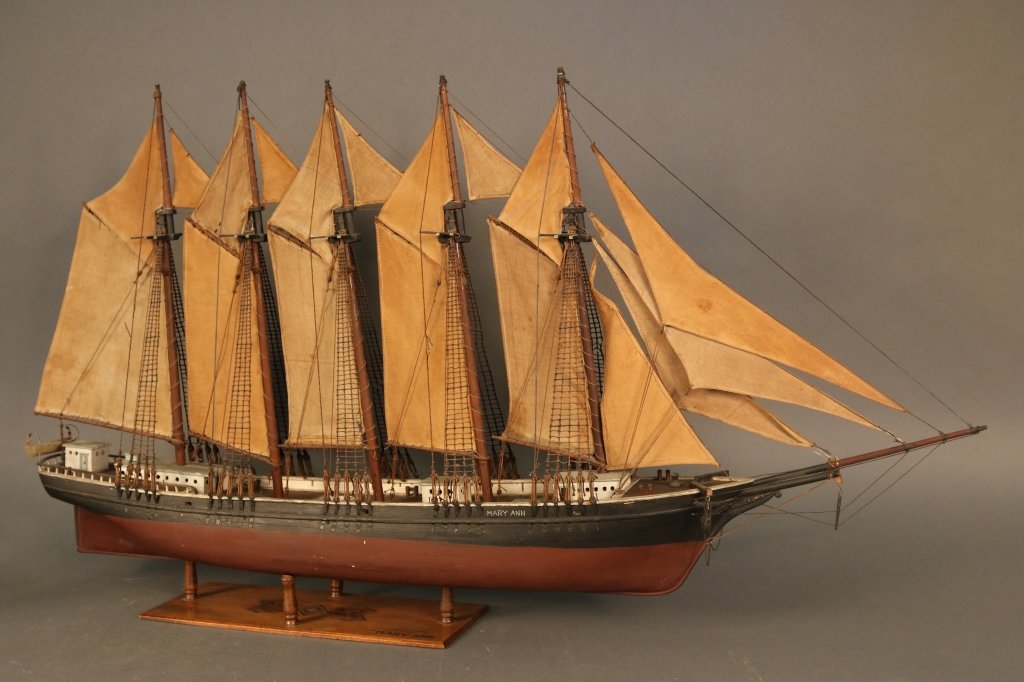 Five Masted Ship Model "Mary Ann" (1 of 4)