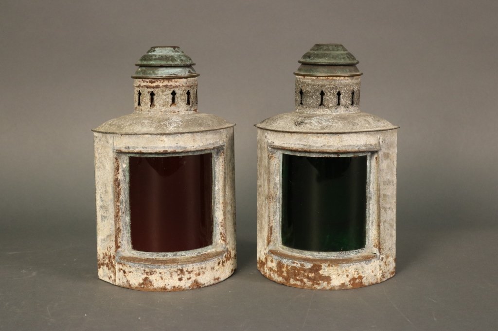 Primitive Pair of Port and Starboard Lanterns (1 of 4)