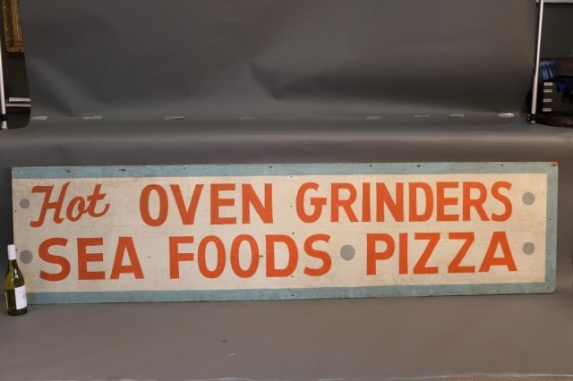 Hot Oven Grinders and Seafood Sign (1 of 2)