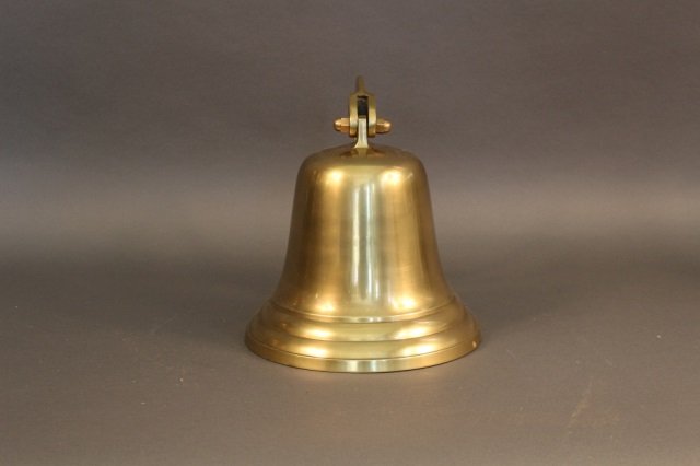Solid Brass Ship's Bell with Bracket (1 of 3)