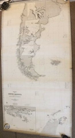 Original Imray & Son S. America Coast Chart, 1877 (1 of 10)