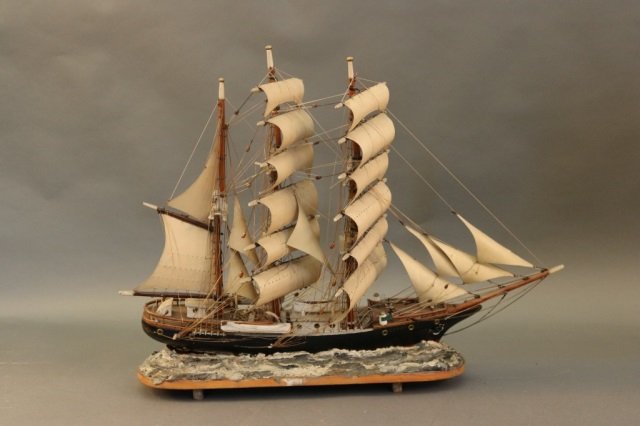 Antique Model of the Windjammer "Louise" (1 of 5)
