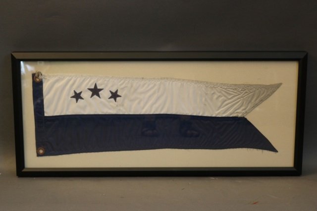 Framed Swallowtail Yachting Pennant (1 of 3)