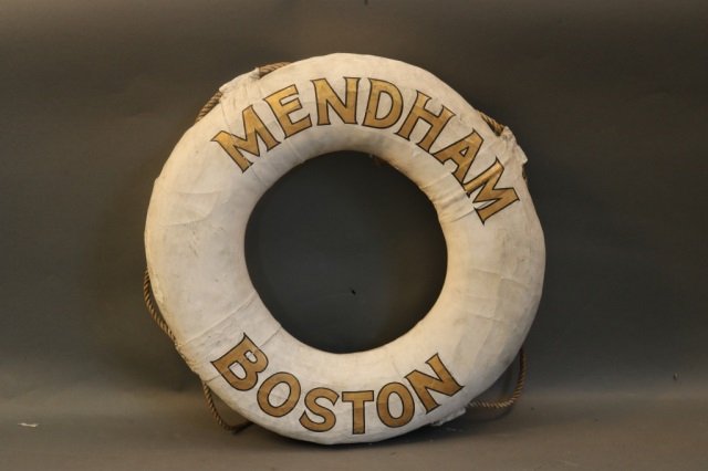 Cork Life Preserver from "Mendham" (1 of 3)
