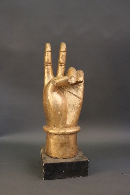 Carved Wooden Hand (1 of 2)