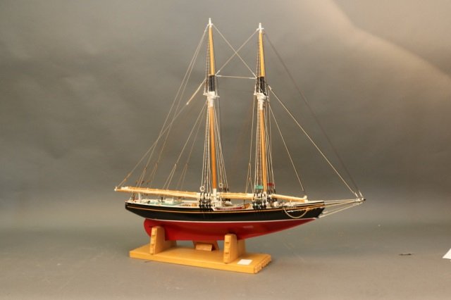 Model of Canadian Fishing Schooner "Bluenose" (1 of 6)
