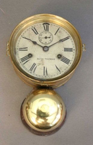 Seth Thomas External Bell Ship's Clock (1 of 6)