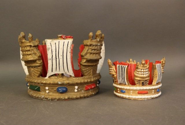 Lot of 2 Royal Navy Mast Crowns (1 of 6)