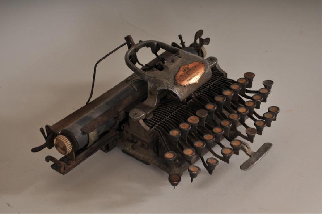 Blickensderfer No. 6 Typewriter: Blickensderfer Manufacturing Co., Stamford, Connecticut; c. 1902-1916; aluminum frame (Ref. 6)