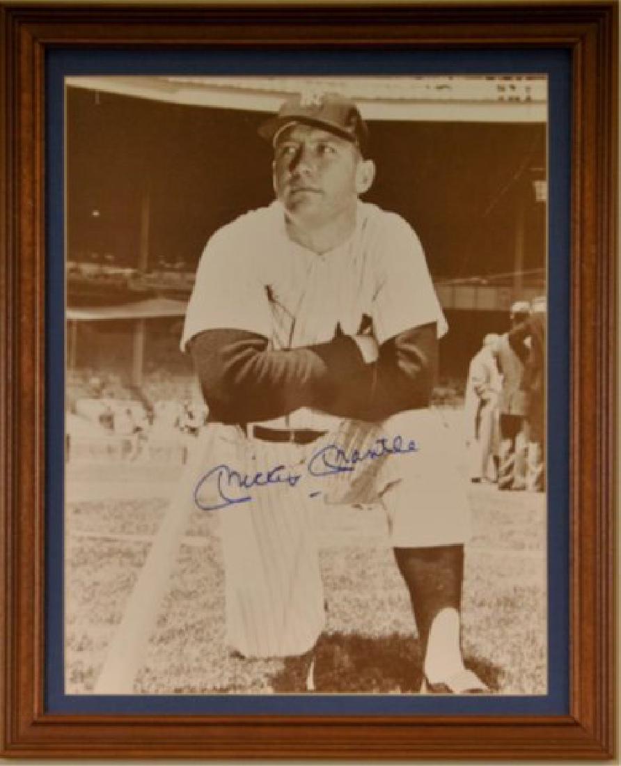 Mickey Mantle Autographed Photo (1 of 5)
