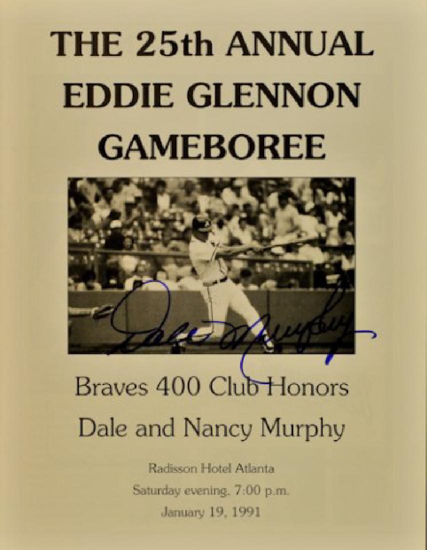 Dale Murphy Signed Program (1 of 1)
