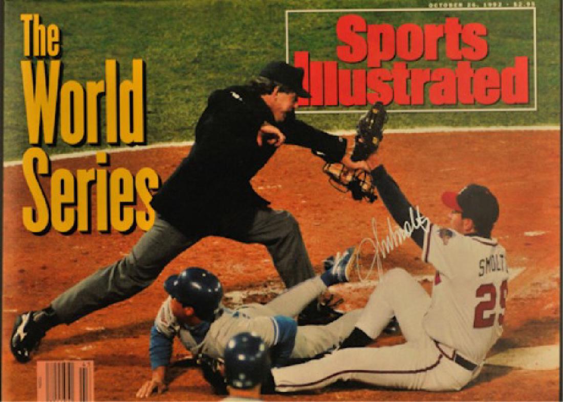 1992 Signed John Smoltz Sports Illustrated (1 of 2)