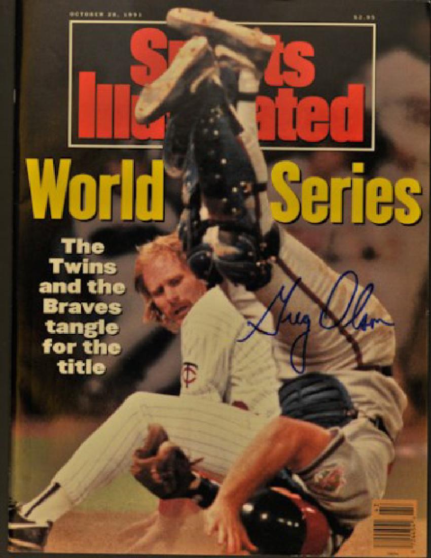 1991 Signed Greg Olsen Sports Illustrated (1 of 2)