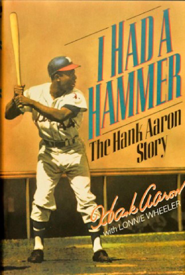 Hank Aaron Signed Book "I Had A Hammer" (1 of 4)