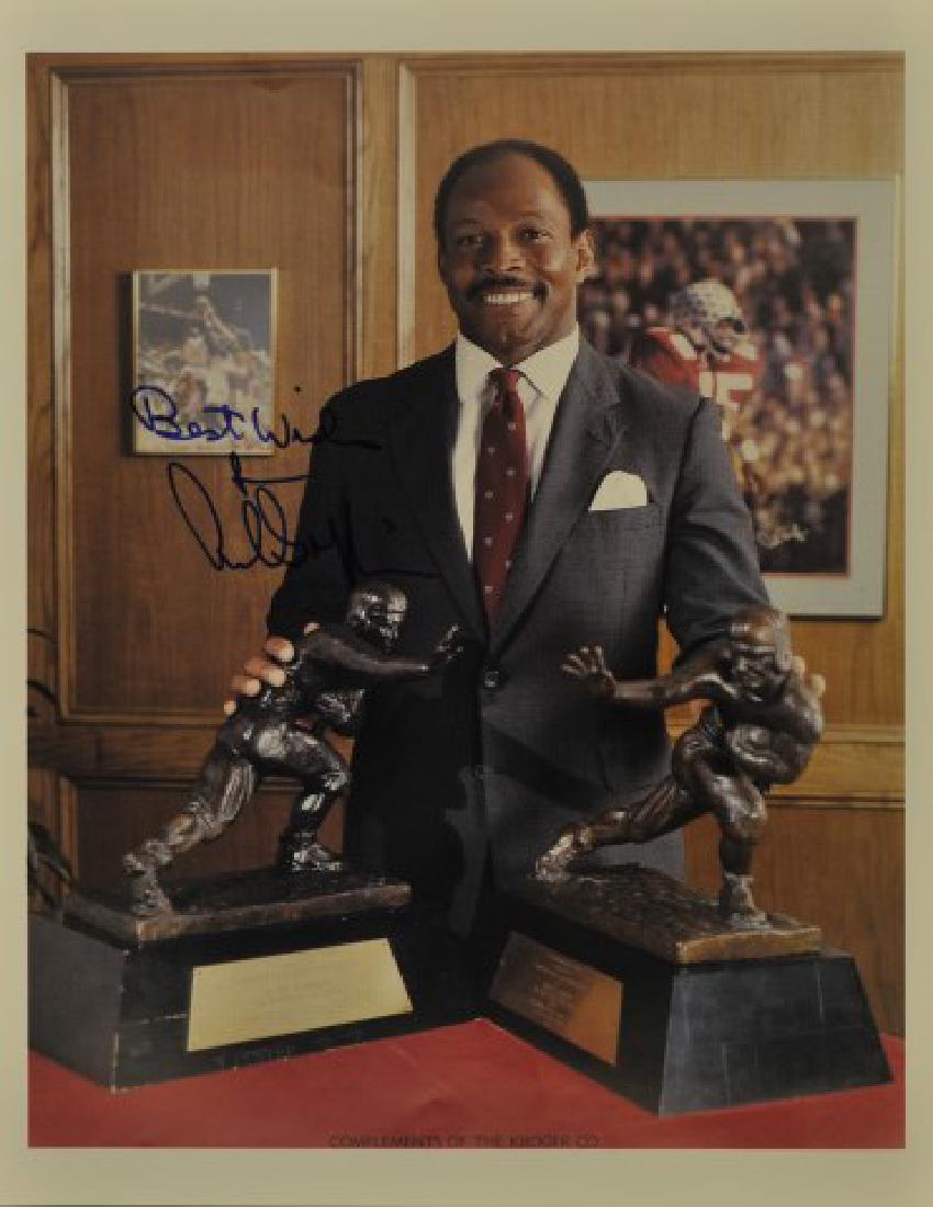Signed Archie Griffin w/ 2 Heisman Trophies Photo: Signed Archie Griffin w/ Two Heisman Trophies Photo