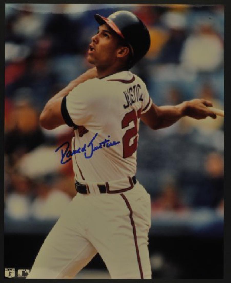 Signed David Justice Photo (1 of 2)