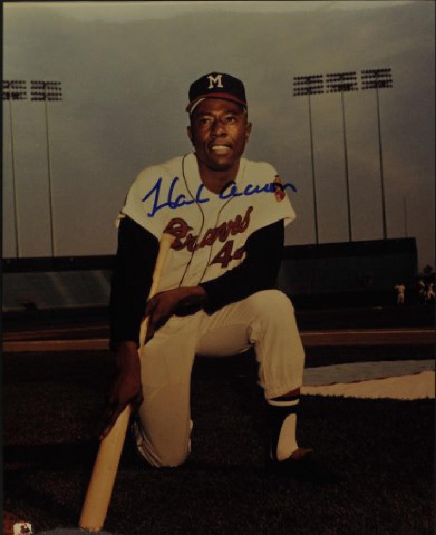 Signed Hank Aaron Photo (1 of 2)