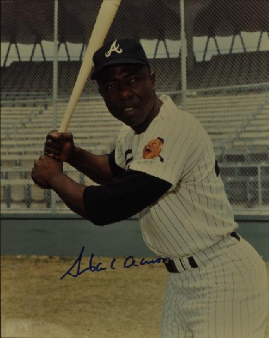 Signed Hank Aaron Photo (1 of 2)