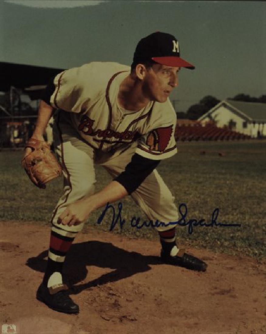 Signed Warren Spahn Photo (1 of 1)