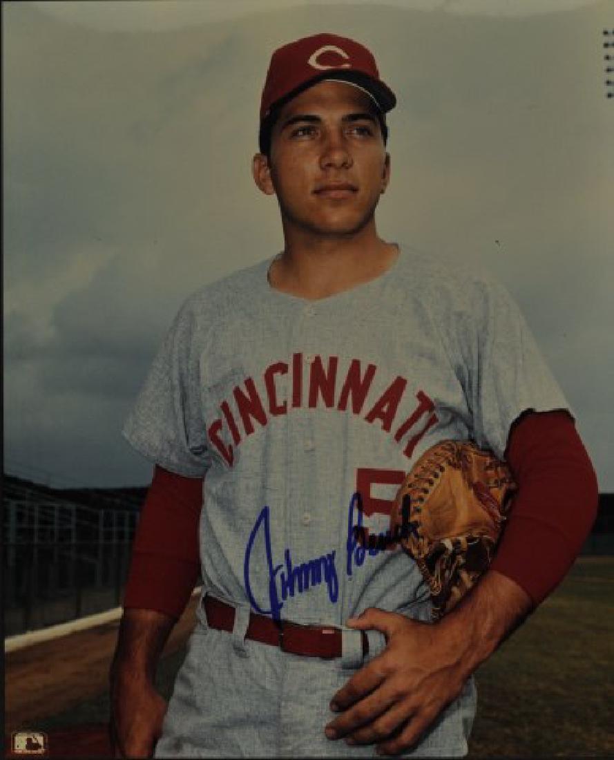 Signed Johnny Bench Photo (1 of 1)