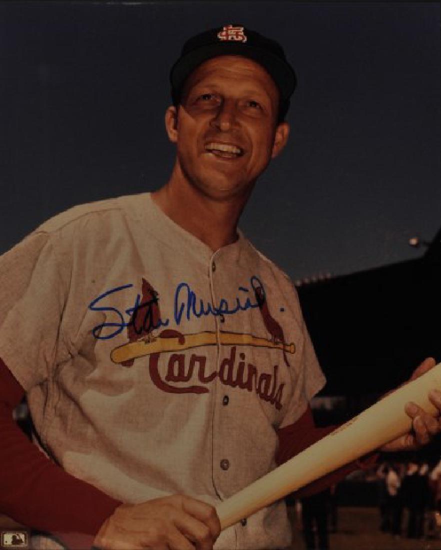 Signed Stan Musial Photo: Signed Stan Musial Photo. Obtained from Baseball Card Show, March 23, 24, 1991, Florida Expo Center.