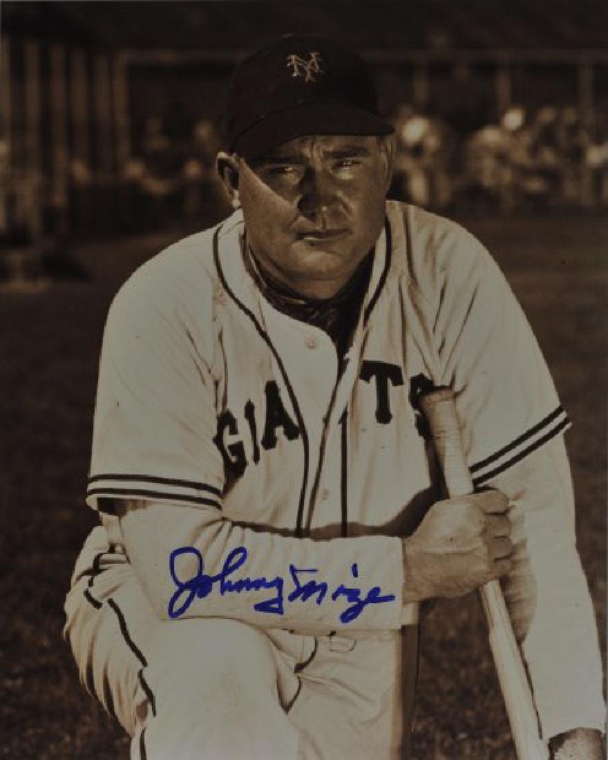 Signed John Mize Photo w/ Article (1 of 2)