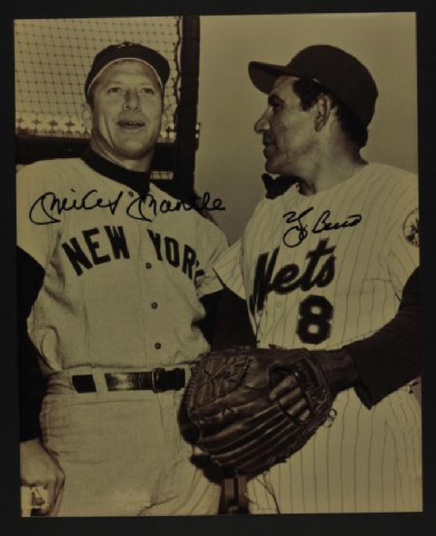 Signed Mickey Mantle &  Yogi Berra Photo (1 of 1)
