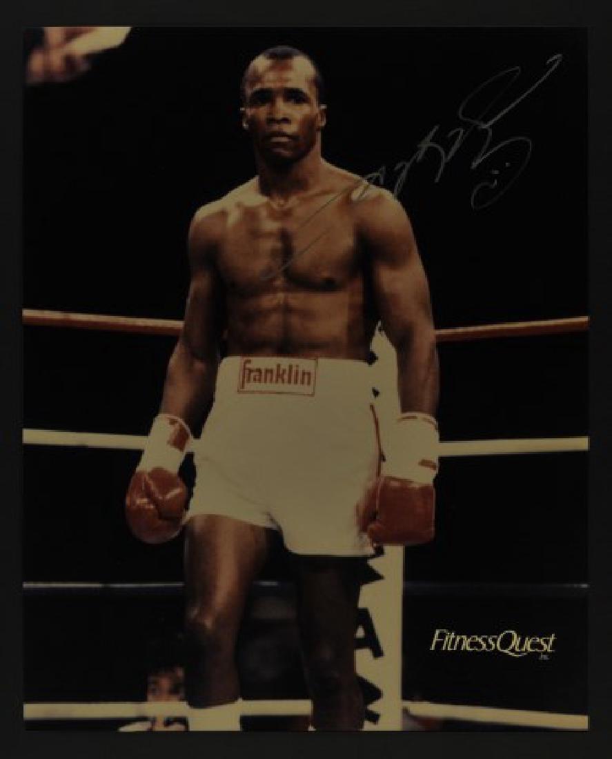 8x10 Signed Sugar Ray Leonard Photo (1 of 1)