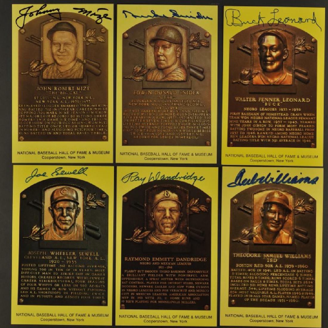 10 Signed Hall of Fame Cards (1 of 2)
