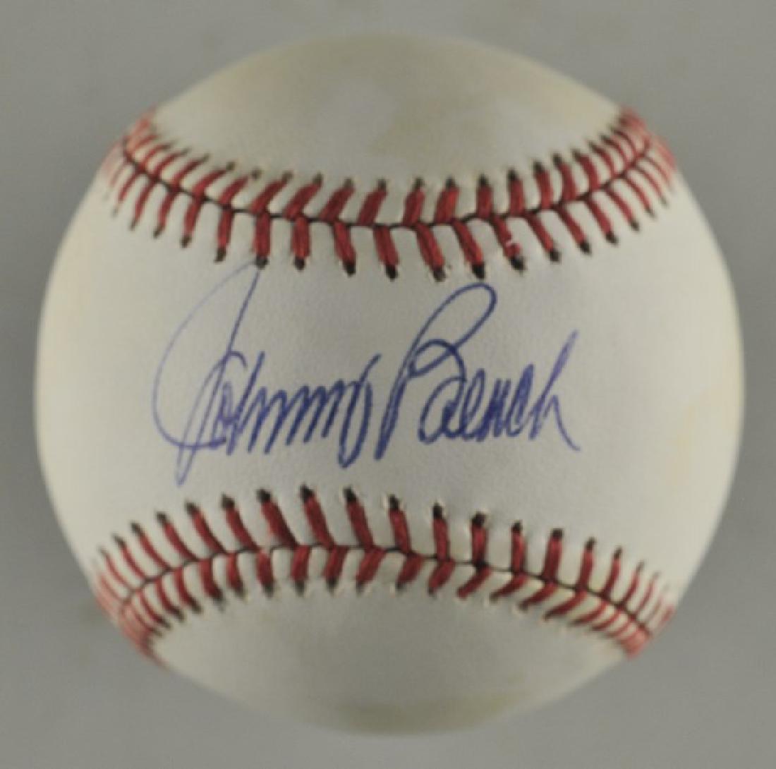 Signed Johnny Bench Baseball (1 of 2)