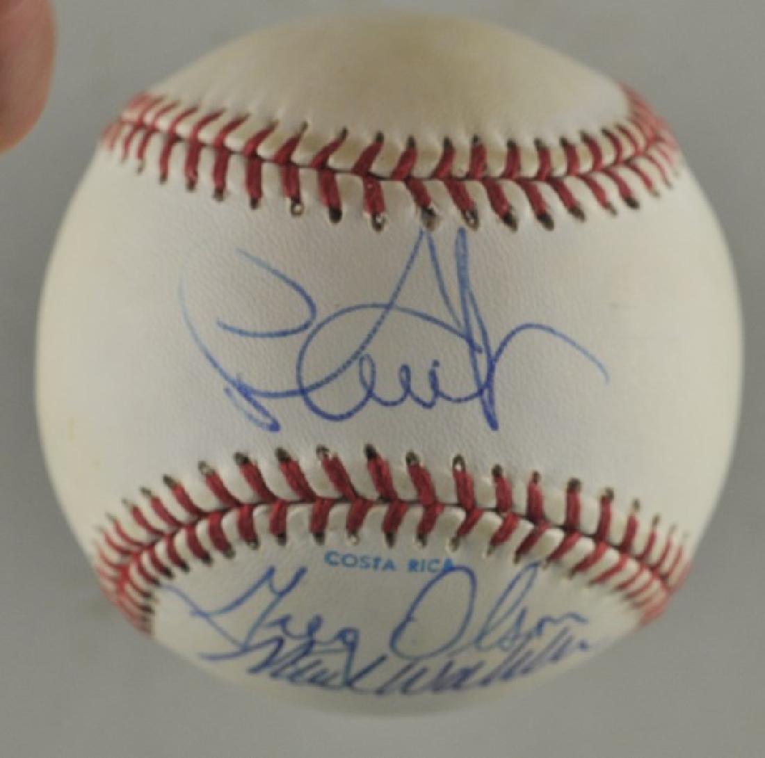 Signed 1991 Atl Braves World Series Baseball (1 of 3)