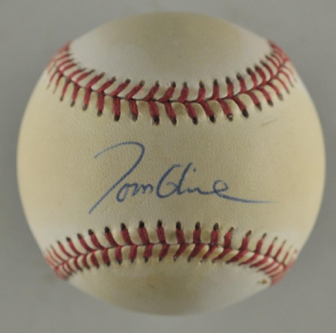 Signed Tom Glavine Baseball (1 of 3)