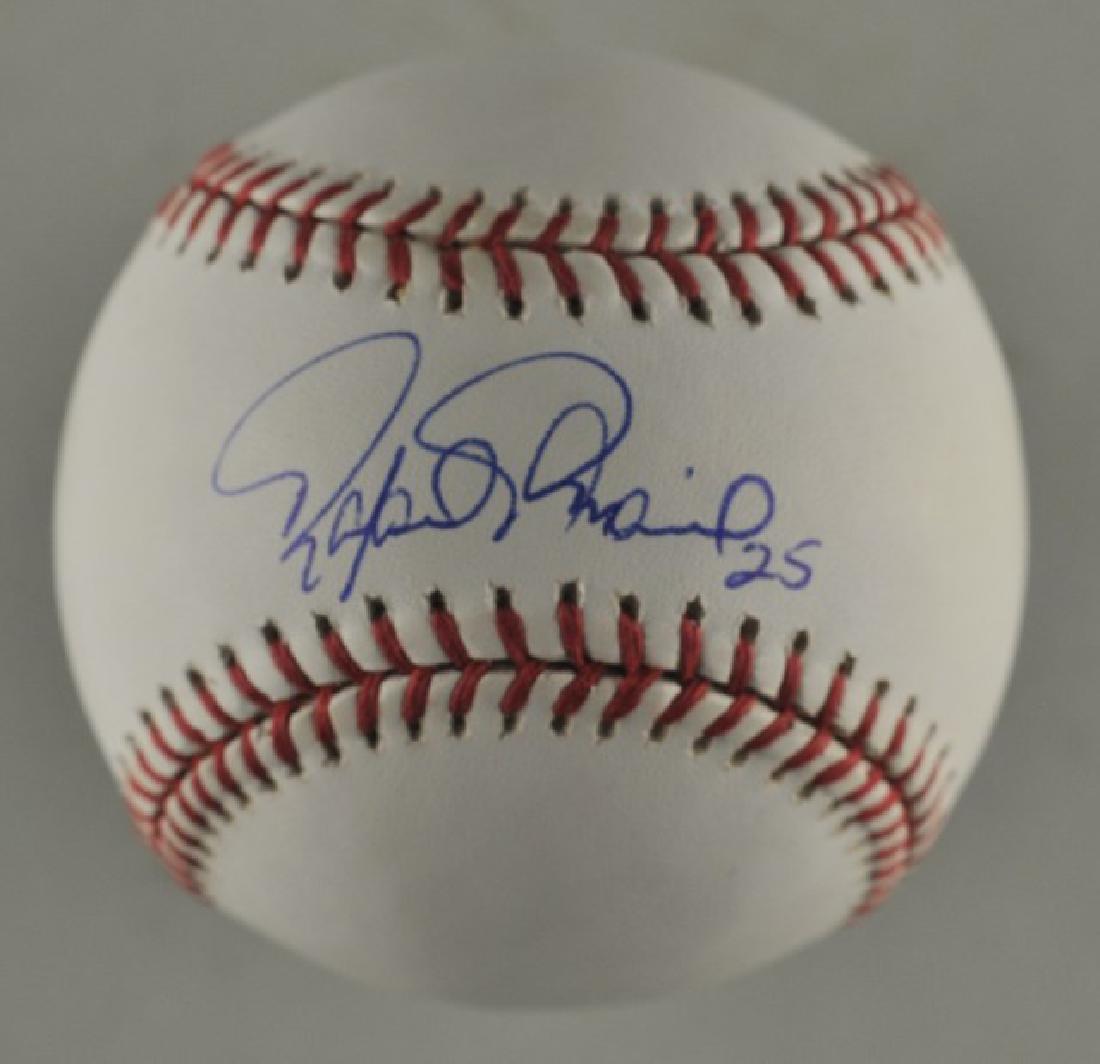Signed Rafael Palmeiro Baseball (1 of 2)