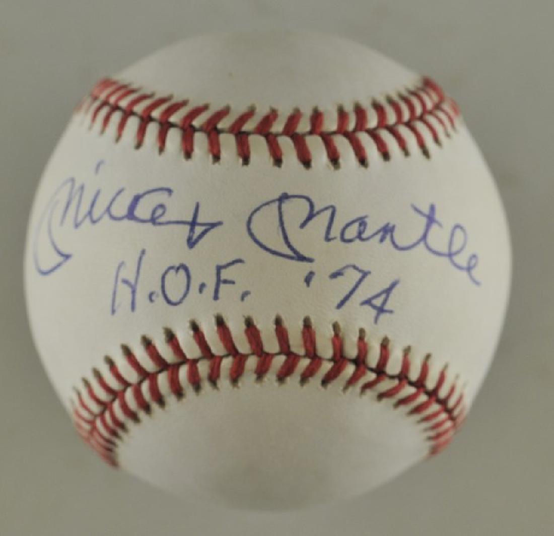 Signed Mickey Mantle Baseball (1 of 3)