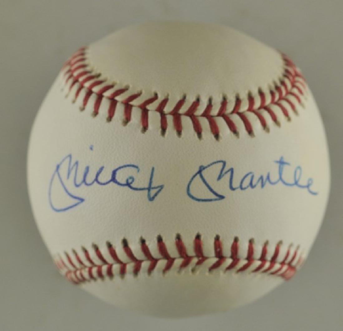 Signed Mickey Mantle Baseball (1 of 3)