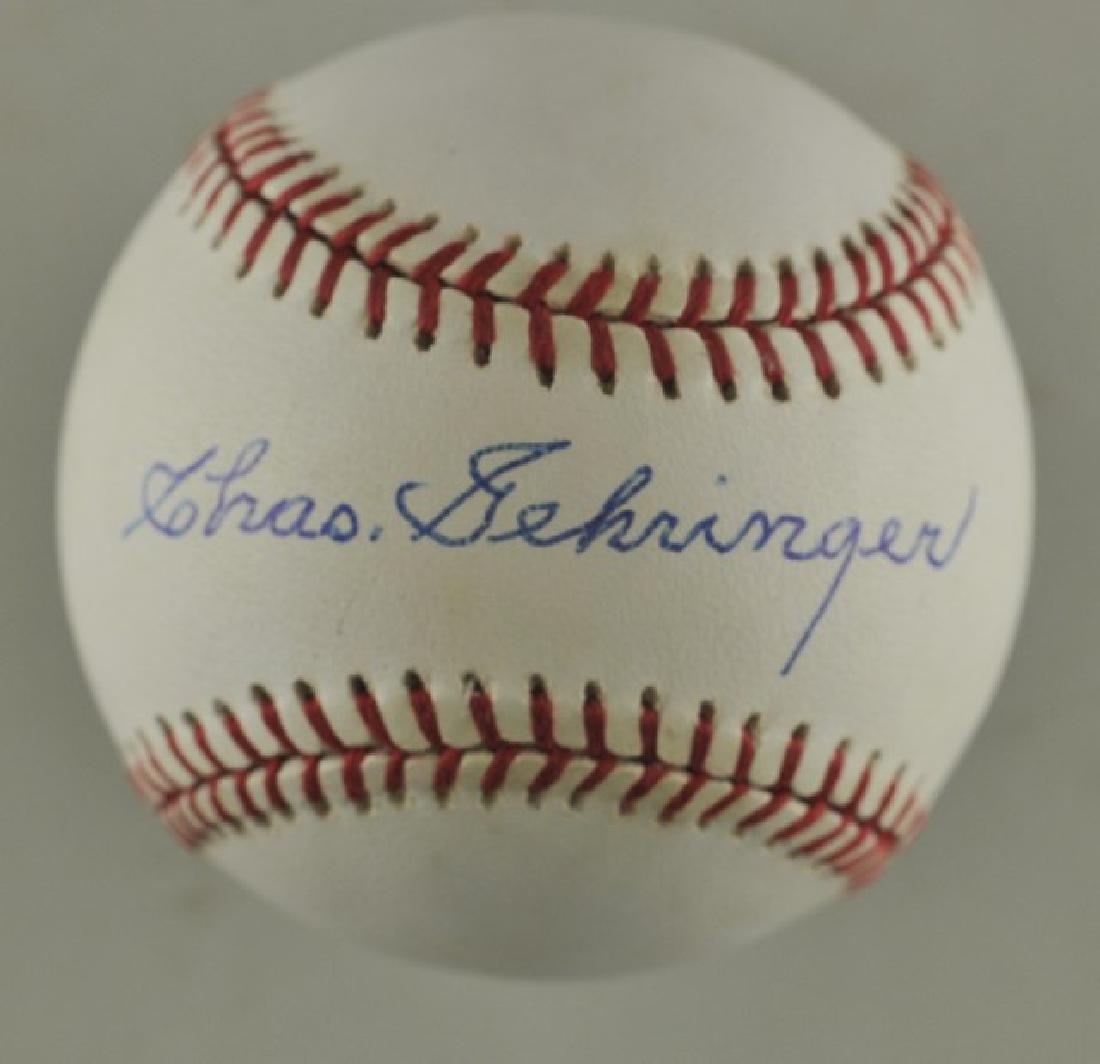 Signed Charlie Gehringer Baseball (1 of 2)