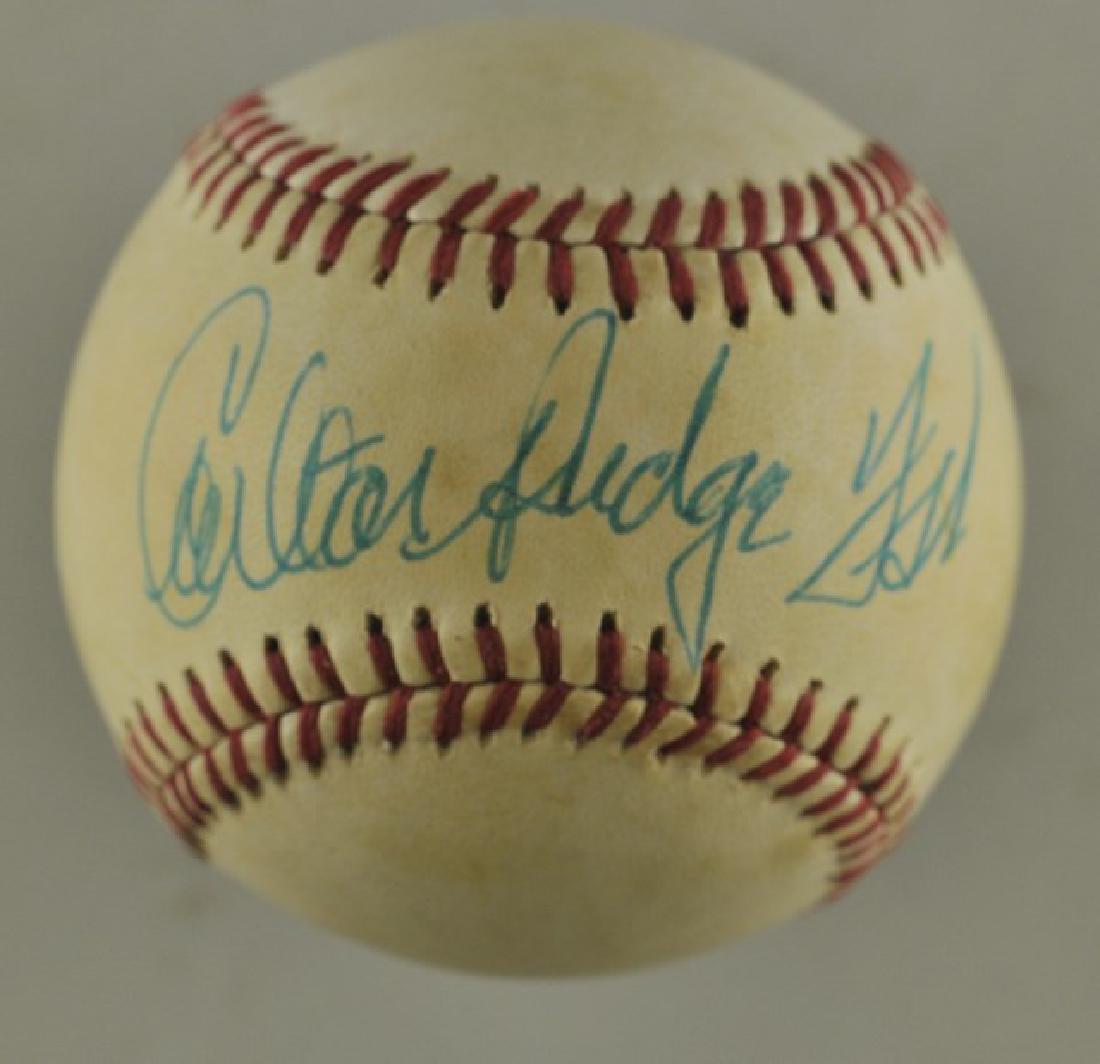 Signed Carlton Fisk Baseball (1 of 2)