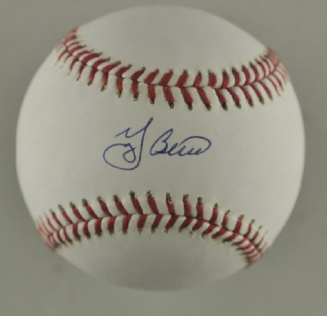Signed Yogi Berra Baseball (1 of 2)