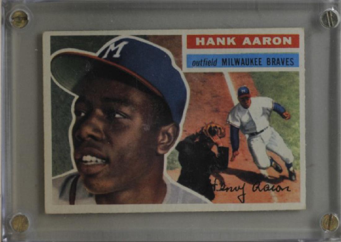 1956 Hank Aaron Topps #31 Baseball Card (1 of 2)