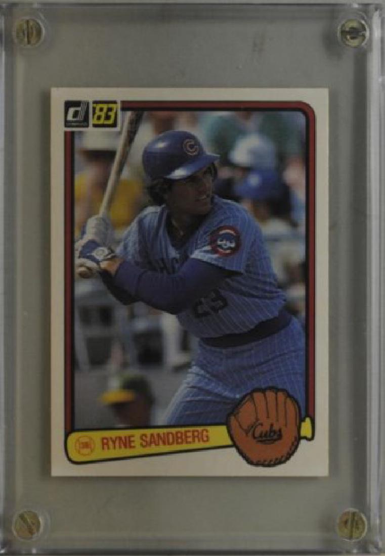 1983 Ryne Sandberg Donruss Baseball Card (1 of 2)