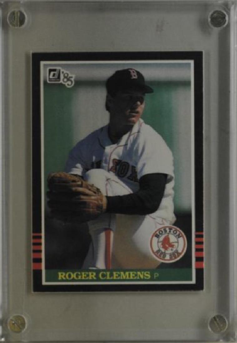 1985 Roger Clemens Donruss Baseball Card (1 of 2)