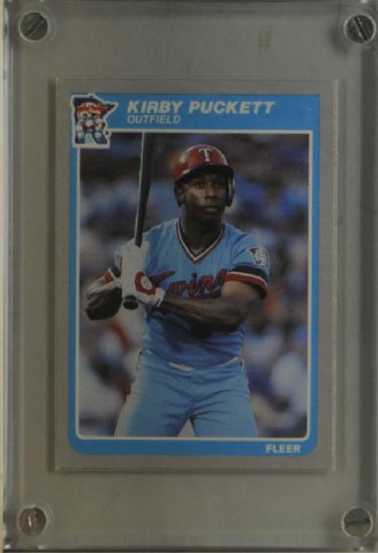 1985 Kirby Puckett Fleer Baseball Card (1 of 2)
