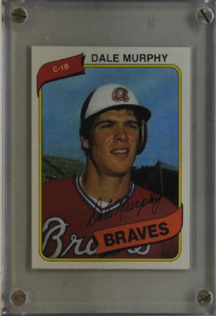 1980 Dale Murphy Topps Baseball Card (1 of 2)