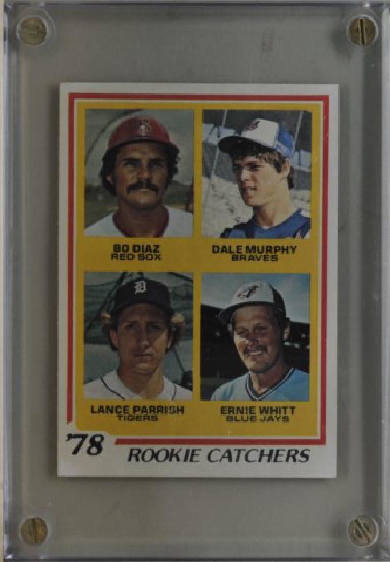 Diaz, Murphy, Parrish, Whitt Tops Baseball Card (1 of 2)