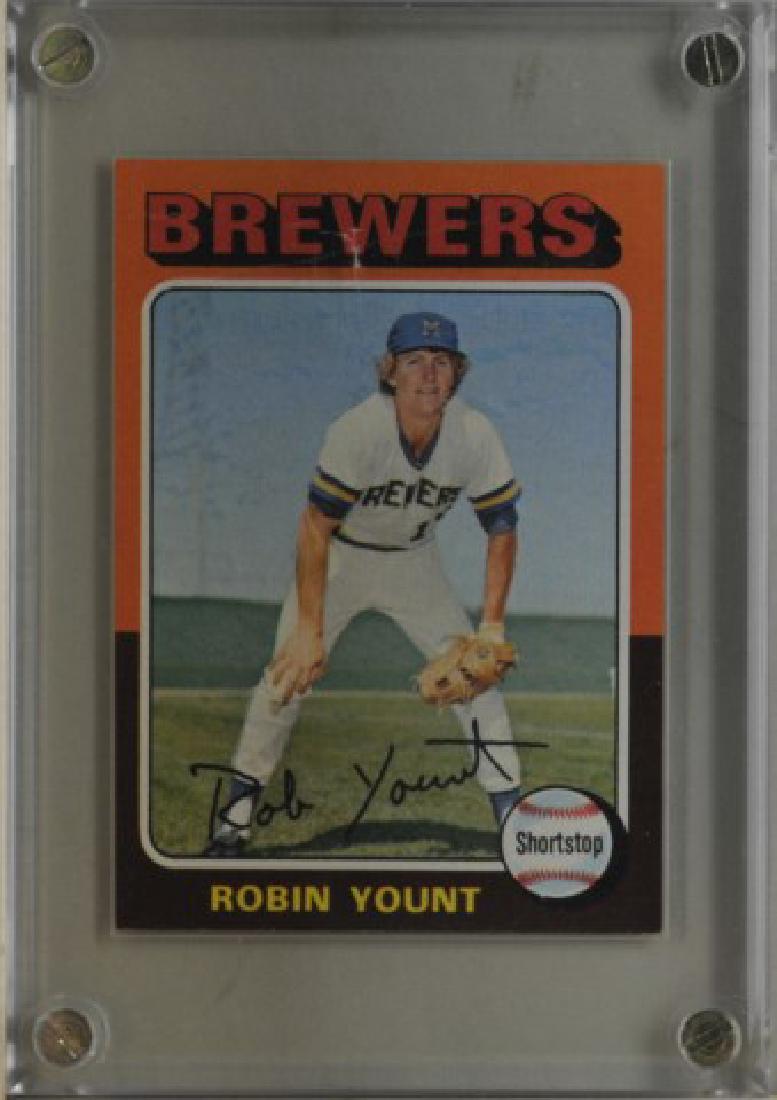 1975 Robin Yount Topps Baseball Card (1 of 2)