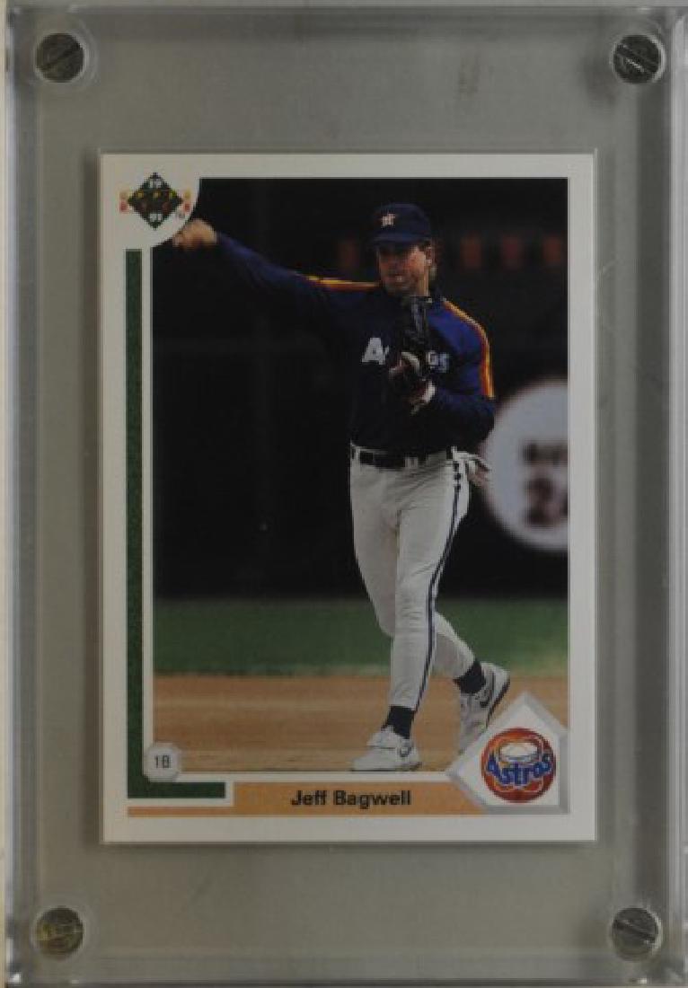 1991 Jeff Bagwell Upper Deck Baseball Card (1 of 2)