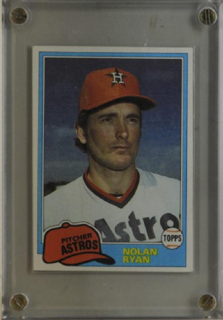 1981 Nolan Ryan Topps Baseball Card (1 of 2)