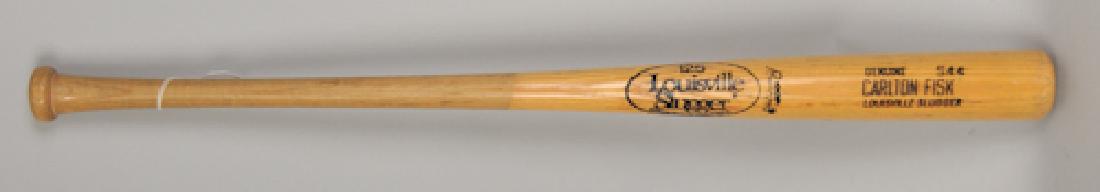 PSA -Authenticated Carlton Fisk Game Used Bat (1 of 9)