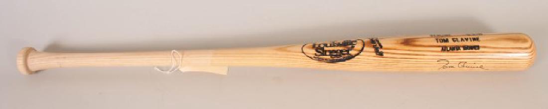 Signed Tom Glavine Game Used Bat (1 of 9)