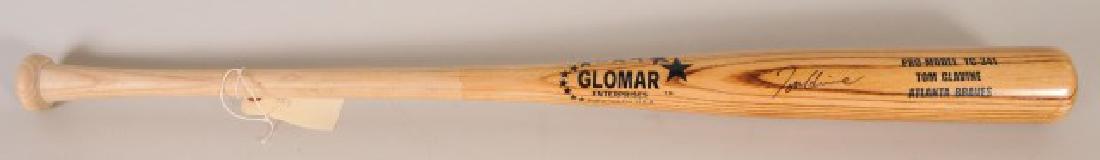 Signed Tom Glavine Game Used Bat (1 of 8)